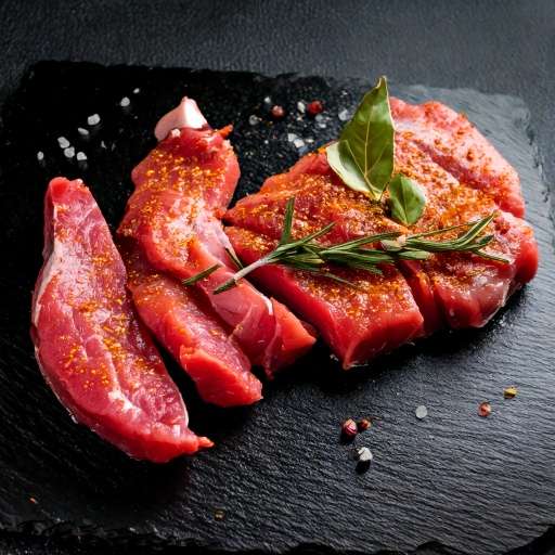Arrachera taquera de cerdo al vacío
